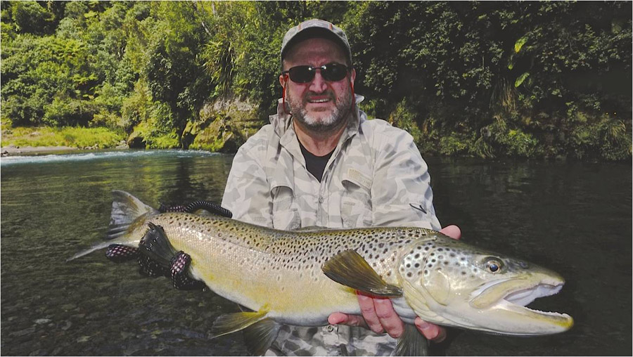 Backcountry fly fishing North Island New zealand  223