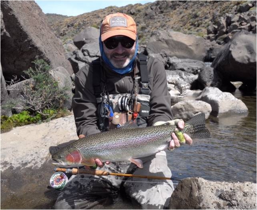 CLEM BOOTH ON LAGO STROEBEL, ARGENTINA &ndash;