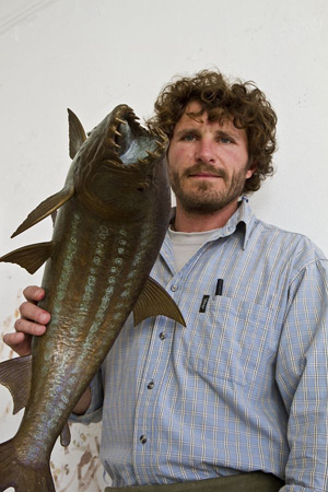 5. Artist with tigerfish