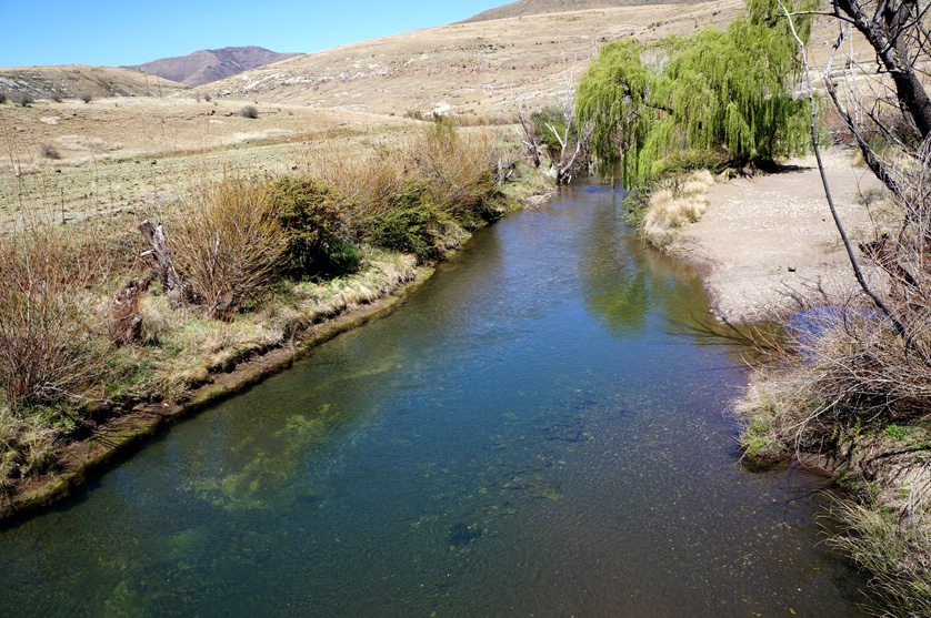 The Bokspruit above the bridge