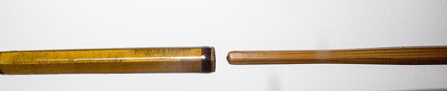 Bamboo Ferrule and new reel seat on bamboo rods made by Steve Dugmore